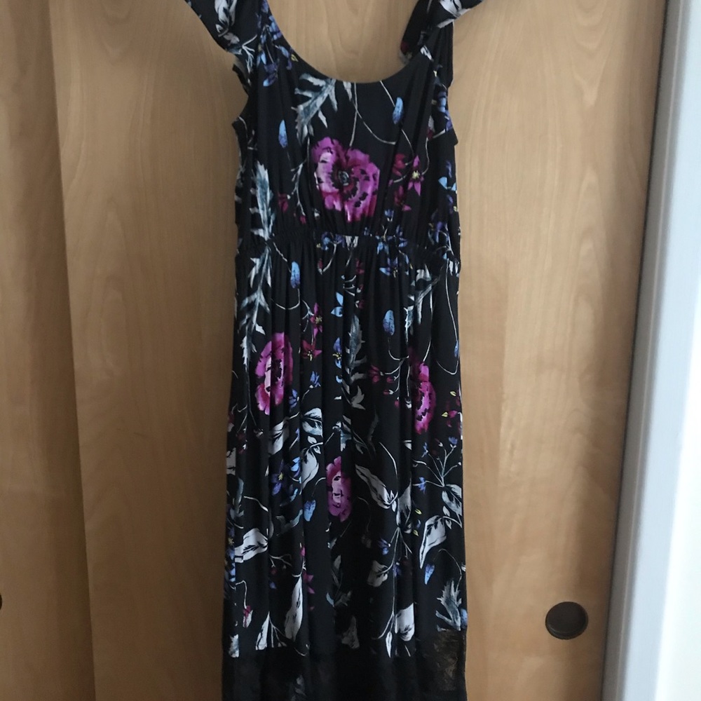 Floral high low dress